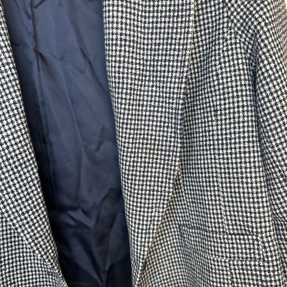 Classic Vintage Pendleton Houndstooth Blazer Size 14 (Runs Small) - Picture 6 of 14